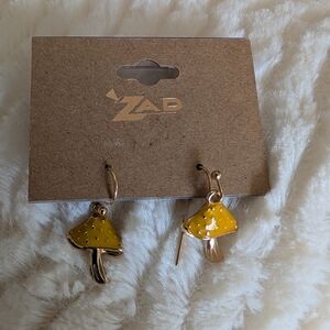 ZAD Yellow Mushroom Earrings